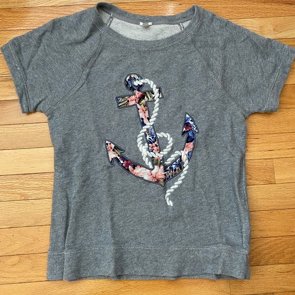 J. Crew Tops - J. Crew short sleeve sweatshirt
